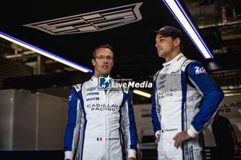 2024-03-01 - BOURDAIS Sébastien (fra), Cadillac Racing, Cadillac V-Series.R, BAMBER Earl (nzl), Cadillac Racing, Cadillac V-Series.R, portrait during the Qatar Airways Qatar 1812 KM, 1st round of the 2024 FIA World Endurance Championship, from February 29 to March 02, 2024 on the Losail International Circuit in Lusail, Qatar - FIA WEC - QATAR AIRWAYS QATAR 1812 KM - ENDURANCE - MOTORS