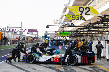 2024-03-01 - 93 JENSEN Mikkel (dnk), MULLER Nico (swi), VERGNE Jean-Eric (fra), Peugeot TotalEnergies, Peugeot 9x8 #93, Hypercar, ambiance during the Qatar Airways Qatar 1812 KM, 1st round of the 2024 FIA World Endurance Championship, from February 29 to March 02, 2024 on the Losail International Circuit in Lusail, Qatar - FIA WEC - QATAR AIRWAYS QATAR 1812 KM - ENDURANCE - MOTORS