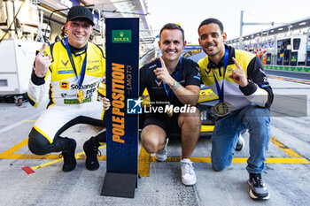 2024-03-01 - 81 EASTWOOD Charlie (irl), ANDRADE Rui (ang), VAN ROMPUY Tom (bel), TF Sport, Corvette Z06 GT3.R #81, LM GT3, ambiance during the Qatar Airways Qatar 1812 KM, 1st round of the 2024 FIA World Endurance Championship, from February 29 to March 02, 2024 on the Losail International Circuit in Lusail, Qatar - FIA WEC - QATAR AIRWAYS QATAR 1812 KM - ENDURANCE - MOTORS