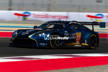 2024-03-01 - 27 JAMES Ian (usa), MANCINELLI Daniel (ita), RIBERAS Alex (spa), Heart of Racing Team, Aston Martin Vantage GT3 #27, LM GT3, action during the Qatar Airways Qatar 1812 KM, 1st round of the 2024 FIA World Endurance Championship, from February 29 to March 02, 2024 on the Losail International Circuit in Lusail, Qatar - FIA WEC - QATAR AIRWAYS QATAR 1812 KM - ENDURANCE - MOTORS