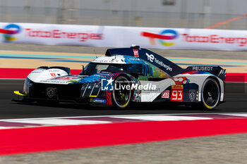 2024-03-01 - 93 JENSEN Mikkel (dnk), MULLER Nico (swi), VERGNE Jean-Eric (fra), Peugeot TotalEnergies, Peugeot 9x8 #93, Hypercar, action during the Qatar Airways Qatar 1812 KM, 1st round of the 2024 FIA World Endurance Championship, from February 29 to March 02, 2024 on the Losail International Circuit in Lusail, Qatar - FIA WEC - QATAR AIRWAYS QATAR 1812 KM - ENDURANCE - MOTORS