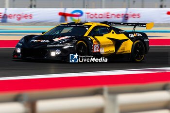 2024-03-01 - 82 JUNCADELLA Daniel (spa), BAUD Sébastien (fra), KOIZUMI Hiroshi (jpn), TF Sport, Corvette Z06 GT3.R #82, LM GT3, action during the Qatar Airways Qatar 1812 KM, 1st round of the 2024 FIA World Endurance Championship, from February 29 to March 02, 2024 on the Losail International Circuit in Lusail, Qatar - FIA WEC - QATAR AIRWAYS QATAR 1812 KM - ENDURANCE - MOTORS