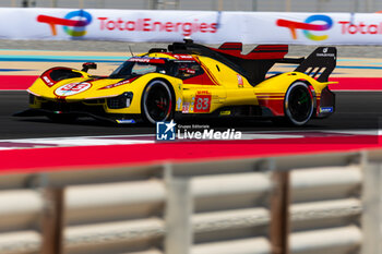 2024-03-01 - 83 KUBICA Robert (pol), SHWARTZMAN Robert (isr), YE Yifei (chn), AF Corse, Ferrari 499P #83, Hypercar, action during the Qatar Airways Qatar 1812 KM, 1st round of the 2024 FIA World Endurance Championship, from February 29 to March 02, 2024 on the Losail International Circuit in Lusail, Qatar - FIA WEC - QATAR AIRWAYS QATAR 1812 KM - ENDURANCE - MOTORS