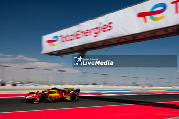 2024-03-01 - 50 FUOCO Antonio (ita), MOLINA Miguel (spa), NIELSEN Nicklas (dnk), Ferrari AF Corse, Ferrari 499P #50, Hypercar, action during the Qatar Airways Qatar 1812 KM, 1st round of the 2024 FIA World Endurance Championship, from February 29 to March 02, 2024 on the Losail International Circuit in Lusail, Qatar - FIA WEC - QATAR AIRWAYS QATAR 1812 KM - ENDURANCE - MOTORS