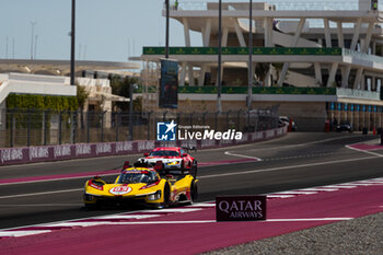 2024-03-01 - 83 KUBICA Robert (pol), SHWARTZMAN Robert (isr), YE Yifei (chn), AF Corse, Ferrari 499P #83, Hypercar, action during the Qatar Airways Qatar 1812 KM, 1st round of the 2024 FIA World Endurance Championship, from February 29 to March 02, 2024 on the Losail International Circuit in Lusail, Qatar - FIA WEC - QATAR AIRWAYS QATAR 1812 KM - ENDURANCE - MOTORS