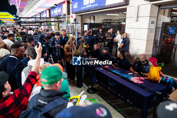 2024-03-01 - BMW M Team WRT, autograph session during the Qatar Airways Qatar 1812 KM, 1st round of the 2024 FIA World Endurance Championship, from February 29 to March 02, 2024 on the Losail International Circuit in Lusail, Qatar - FIA WEC - QATAR AIRWAYS QATAR 1812 KM - ENDURANCE - MOTORS