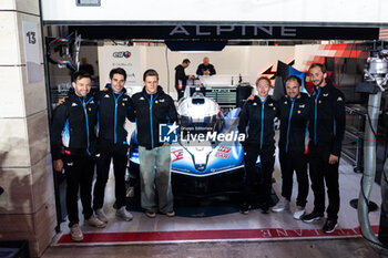 2024-03-01 - VAXIVIERE Matthieu (fra), Alpine Endurance Team, Alpine A424, portrait, CHATIN Paul-Loup (fra), Alpine Endurance Team, Alpine A424, portrait, SCHUMACHER Mick (ger), Alpine Endurance Team, Alpine A424, portrait, MILESI Charles (fra), Alpine Endurance Team, Alpine A424, portrait, LAPIERRE Nicolas (fra), Alpine Endurance Team, Alpine A424, portrait, HABSBURG-LOTHRINGEN Ferdinand (aut), Alpine Endurance Team, Alpine A424, portrait, autograph session during the Qatar Airways Qatar 1812 KM, 1st round of the 2024 FIA World Endurance Championship, from February 29 to March 02, 2024 on the Losail International Circuit in Lusail, Qatar - FIA WEC - QATAR AIRWAYS QATAR 1812 KM - ENDURANCE - MOTORS