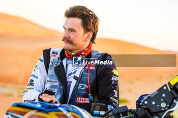 2024-03-02 - LEPAN Jean-Loup (FRA), Duust Rally Team, KTM 450 Rally Replica, FIM W2RC, portrait during the Stage 5 of the 2024 Abu Dhabi Desert Challenge, on March 2, 2024 between Mzeer’ah and Abu Dhabi, United Arab Emirates - W2RC - ABU DHABI DESERT CHALLENGE 2024 - ENDURANCE - MOTORS