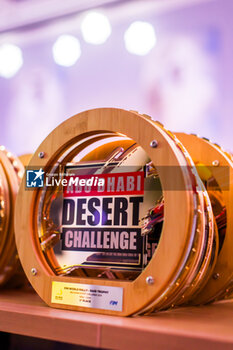 2024-03-02 - Trophée during the Prize Giving Ceremony of the 2024 Abu Dhabi Desert Challenge, on March 2, 2024 in Abu Dhabi, United Arab Emirates - W2RC - ABU DHABI DESERT CHALLENGE 2024 - ENDURANCE - MOTORS