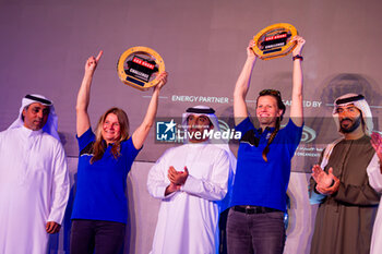 2024-03-02 - QUANDT Annett (DEU), SEEL Annie (SWE), X-Raid Yamaha Supported Team, Yamaha YXZ 1000 RSS, portrait during the Prize Giving Ceremony of the 2024 Abu Dhabi Desert Challenge, on March 2, 2024 in Abu Dhabi, United Arab Emirates - W2RC - ABU DHABI DESERT CHALLENGE 2024 - ENDURANCE - MOTORS
