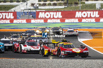 2024-03-02 - 50 FUOCO Antonio (ita), MOLINA Miguel (spa), NIELSEN Nicklas (dnk), Ferrari AF Corse, Ferrari 499P #50, action during the Qatar Airways Qatar 1812 KM, 1st round of the 2024 FIA World Endurance Championship, from February 29 to March 02, 2024 on the Losail International Circuit in Lusail, Qatar - FIA WEC - QATAR AIRWAYS QATAR 1812 KM - ENDURANCE - MOTORS