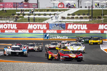 2024-03-02 - 50 FUOCO Antonio (ita), MOLINA Miguel (spa), NIELSEN Nicklas (dnk), Ferrari AF Corse, Ferrari 499P #50, action during the Qatar Airways Qatar 1812 KM, 1st round of the 2024 FIA World Endurance Championship, from February 29 to March 02, 2024 on the Losail International Circuit in Lusail, Qatar - FIA WEC - QATAR AIRWAYS QATAR 1812 KM - ENDURANCE - MOTORS