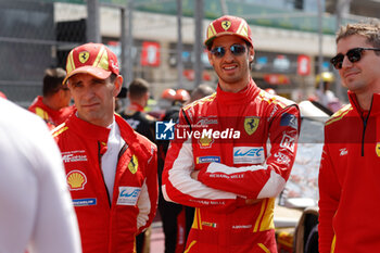 2024-03-02 - GIOVINAZZI Antonio (ita), Ferrari AF Corse, Ferrari 499P, portrait grille de depart, starting grid, during the Qatar Airways Qatar 1812 KM, 1st round of the 2024 FIA World Endurance Championship, from February 29 to March 02, 2024 on the Losail International Circuit in Lusail, Qatar - FIA WEC - QATAR AIRWAYS QATAR 1812 KM - ENDURANCE - MOTORS