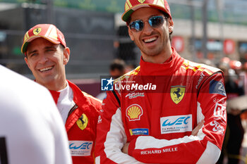 2024-03-02 - GIOVINAZZI Antonio (ita), Ferrari AF Corse, Ferrari 499P, portrait grille de depart, starting grid, during the Qatar Airways Qatar 1812 KM, 1st round of the 2024 FIA World Endurance Championship, from February 29 to March 02, 2024 on the Losail International Circuit in Lusail, Qatar - FIA WEC - QATAR AIRWAYS QATAR 1812 KM - ENDURANCE - MOTORS