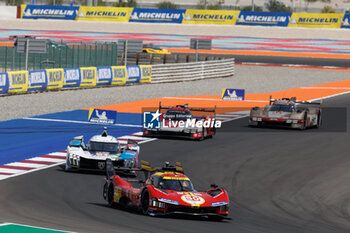 2024-03-02 - 50 FUOCO Antonio (ita), MOLINA Miguel (spa), NIELSEN Nicklas (dnk), Ferrari AF Corse, Ferrari 499P #50, Hypercar, action, during the Qatar Airways Qatar 1812 KM, 1st round of the 2024 FIA World Endurance Championship, from February 29 to March 02, 2024 on the Losail International Circuit in Lusail, Qatar - FIA WEC - QATAR AIRWAYS QATAR 1812 KM - ENDURANCE - MOTORS