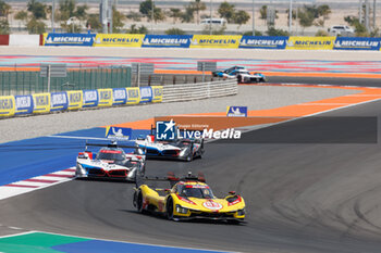 2024-03-02 - 83 KUBICA Robert (pol), SHWARTZMAN Robert (isr), YE Yifei (chn), AF Corse, Ferrari 499P #83, Hypercar, action during the Qatar Airways Qatar 1812 KM, 1st round of the 2024 FIA World Endurance Championship, from February 29 to March 02, 2024 on the Losail International Circuit in Lusail, Qatar - FIA WEC - QATAR AIRWAYS QATAR 1812 KM - ENDURANCE - MOTORS