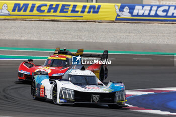 2024-03-02 - 93 JENSEN Mikkel (dnk), MULLER Nico (swi), VERGNE Jean-Eric (fra), Peugeot TotalEnergies, Peugeot 9x8 #93, Hypercar, action during the Qatar Airways Qatar 1812 KM, 1st round of the 2024 FIA World Endurance Championship, from February 29 to March 02, 2024 on the Losail International Circuit in Lusail, Qatar - FIA WEC - QATAR AIRWAYS QATAR 1812 KM - ENDURANCE - MOTORS