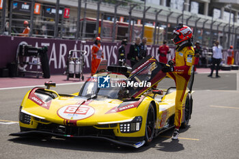 2024-03-02 - KUBICA Robert (pol), AF Corse, Ferrari 499P, portrait during the Qatar Airways Qatar 1812 KM, 1st round of the 2024 FIA World Endurance Championship, from February 29 to March 02, 2024 on the Losail International Circuit in Lusail, Qatar - FIA WEC - QATAR AIRWAYS QATAR 1812 KM - ENDURANCE - MOTORS