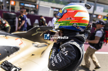 2024-03-02 - STEVENS Will (gbr), Hertz Team Jota, Porsche 963, portrait during the Qatar Airways Qatar 1812 KM, 1st round of the 2024 FIA World Endurance Championship, from February 29 to March 02, 2024 on the Losail International Circuit in Lusail, Qatar - FIA WEC - QATAR AIRWAYS QATAR 1812 KM - ENDURANCE - MOTORS