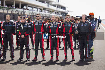 2024-03-02 - CHRISTENSEN Michael (dnk), Porsche Penske Motorsport, Porsche 963, MAKOWIECKI Frédéric (fra), Porsche Penske Motorsport, Porsche 963, CAMPBELL Matt (aus), Porsche Penske Motorsport, Porsche 963, portrait during the Qatar Airways Qatar 1812 KM, 1st round of the 2024 FIA World Endurance Championship, from February 29 to March 02, 2024 on the Losail International Circuit in Lusail, Qatar - FIA WEC - QATAR AIRWAYS QATAR 1812 KM - ENDURANCE - MOTORS