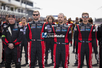 2024-03-02 - CHRISTENSEN Michael (dnk), Porsche Penske Motorsport, Porsche 963, MAKOWIECKI Frédéric (fra), Porsche Penske Motorsport, Porsche 963, CAMPBELL Matt (aus), Porsche Penske Motorsport, Porsche 963, portrait during the Qatar Airways Qatar 1812 KM, 1st round of the 2024 FIA World Endurance Championship, from February 29 to March 02, 2024 on the Losail International Circuit in Lusail, Qatar - FIA WEC - QATAR AIRWAYS QATAR 1812 KM - ENDURANCE - MOTORS