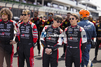 2024-03-02 - KOBAYASHI Kamui (jpn), Toyota Gazoo Racing, Toyota GR010 - Hybrid, DE VRIES Nyck (nld), Toyota Gazoo Racing, Toyota GR010 - Hybrid, portrait during the Qatar Airways Qatar 1812 KM, 1st round of the 2024 FIA World Endurance Championship, from February 29 to March 02, 2024 on the Losail International Circuit in Lusail, Qatar - FIA WEC - QATAR AIRWAYS QATAR 1812 KM - ENDURANCE - MOTORS