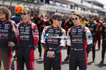 2024-03-02 - KOBAYASHI Kamui (jpn), Toyota Gazoo Racing, Toyota GR010 - Hybrid, DE VRIES Nyck (nld), Toyota Gazoo Racing, Toyota GR010 - Hybrid, portrait during the Qatar Airways Qatar 1812 KM, 1st round of the 2024 FIA World Endurance Championship, from February 29 to March 02, 2024 on the Losail International Circuit in Lusail, Qatar - FIA WEC - QATAR AIRWAYS QATAR 1812 KM - ENDURANCE - MOTORS