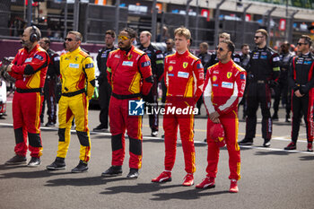 2024-03-02 - FUOCO Antonio (ita), Ferrari AF Corse, Ferrari 499P, NIELSEN Nicklas (dnk), Ferrari AF Corse, Ferrari 499P, portrait during the Qatar Airways Qatar 1812 KM, 1st round of the 2024 FIA World Endurance Championship, from February 29 to March 02, 2024 on the Losail International Circuit in Lusail, Qatar - FIA WEC - QATAR AIRWAYS QATAR 1812 KM - ENDURANCE - MOTORS