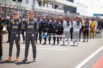 2024-03-02 - RASMUSSEN Oliver (dnk), Hertz Team Jota, Porsche 963, BUTTON Jenson (gbr), Hertz Team Jota, Porsche 963, portrait during the Qatar Airways Qatar 1812 KM, 1st round of the 2024 FIA World Endurance Championship, from February 29 to March 02, 2024 on the Losail International Circuit in Lusail, Qatar - FIA WEC - QATAR AIRWAYS QATAR 1812 KM - ENDURANCE - MOTORS