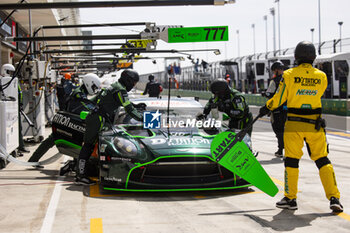 2024-03-02 - 777 SORENSEN Marco (dnk), MATEU Clément (fra), BASTARD Erwan (fra), D'Station Racing, Aston Martin Vantage GT3 #777, LM GT3, pit stop during the Qatar Airways Qatar 1812 KM, 1st round of the 2024 FIA World Endurance Championship, from February 29 to March 02, 2024 on the Losail International Circuit in Lusail, Qatar - FIA WEC - QATAR AIRWAYS QATAR 1812 KM - ENDURANCE - MOTORS