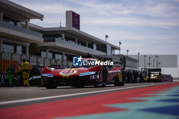 2024-03-02 - 51 PIER GUIDI Alessandro (ita), CALADO James (gbr), GIOVINAZZI Antonio (ita), Ferrari AF Corse, Ferrari 499P #51, Hypercar, grille de depart, starting grid during the Qatar Airways Qatar 1812 KM, 1st round of the 2024 FIA World Endurance Championship, from February 29 to March 02, 2024 on the Losail International Circuit in Lusail, Qatar - FIA WEC - QATAR AIRWAYS QATAR 1812 KM - ENDURANCE - MOTORS