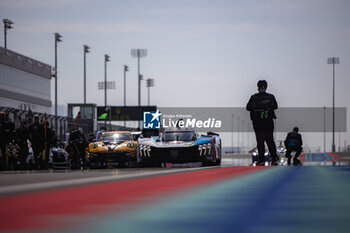 2024-03-02 - 94 DUVAL Loïc (fra), DI RESTA Paul (gbr), VANDOORNE Stoffel, Peugeot TotalEnergies, Peugeot 9x8 #94, Hypercar, grille de depart, starting grid during the Qatar Airways Qatar 1812 KM, 1st round of the 2024 FIA World Endurance Championship, from February 29 to March 02, 2024 on the Losail International Circuit in Lusail, Qatar - FIA WEC - QATAR AIRWAYS QATAR 1812 KM - ENDURANCE - MOTORS