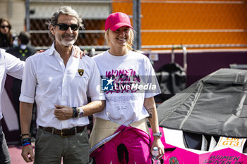 2024-03-02 - GATTING Michelle (dnk), Iron Dames, Lamborghini Huracan GT3 Evo2, portrait, grille de depart, starting grid during the Qatar Airways Qatar 1812 KM, 1st round of the 2024 FIA World Endurance Championship, from February 29 to March 02, 2024 on the Losail International Circuit in Lusail, Qatar - FIA WEC - QATAR AIRWAYS QATAR 1812 KM - ENDURANCE - MOTORS