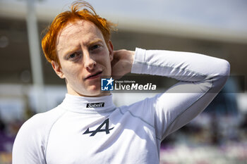 2024-03-02 - MILESI Charles (fra), Alpine Endurance Team, Alpine A424, portrait, grille de depart, starting grid during the Qatar Airways Qatar 1812 KM, 1st round of the 2024 FIA World Endurance Championship, from February 29 to March 02, 2024 on the Losail International Circuit in Lusail, Qatar - FIA WEC - QATAR AIRWAYS QATAR 1812 KM - ENDURANCE - MOTORS