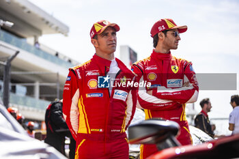 2024-03-02 - PIER GUIDI Alessandro (ita), GIOVINAZZI Antonio (ita), Ferrari AF Corse, Ferrari 499P #51, Hypercar, portrait, grille de depart, starting grid during the Qatar Airways Qatar 1812 KM, 1st round of the 2024 FIA World Endurance Championship, from February 29 to March 02, 2024 on the Losail International Circuit in Lusail, Qatar - FIA WEC - QATAR AIRWAYS QATAR 1812 KM - ENDURANCE - MOTORS