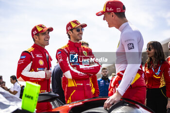 2024-03-02 - 51 PIER GUIDI Alessandro (ita), CALADO James (gbr), GIOVINAZZI Antonio (ita), Ferrari AF Corse, Ferrari 499P #51, Hypercar, portrait, grille de depart, starting grid during the Qatar Airways Qatar 1812 KM, 1st round of the 2024 FIA World Endurance Championship, from February 29 to March 02, 2024 on the Losail International Circuit in Lusail, Qatar - FIA WEC - QATAR AIRWAYS QATAR 1812 KM - ENDURANCE - MOTORS