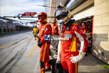 2024-03-02 - PIER GUIDI Alessandro (ita), Ferrari AF Corse, Ferrari 499P, portrait, pitstop, arrêt aux stands, ambiance during the Qatar Airways Qatar 1812 KM, 1st round of the 2024 FIA World Endurance Championship, from February 29 to March 02, 2024 on the Losail International Circuit in Lusail, Qatar - FIA WEC - QATAR AIRWAYS QATAR 1812 KM - ENDURANCE - MOTORS