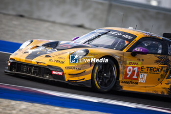 2024-03-02 - 91 LIETZ Richard (aut), SCHURING Morris (nld), SHAHIN Yasser (aus), Manthey EMA, Porsche 911 GT3 R #91, LM GT3, action during the Qatar Airways Qatar 1812 KM, 1st round of the 2024 FIA World Endurance Championship, from February 29 to March 02, 2024 on the Losail International Circuit in Lusail, Qatar - FIA WEC - QATAR AIRWAYS QATAR 1812 KM - ENDURANCE - MOTORS