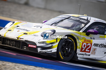 2024-03-02 - 92 MALYKHIN Aliaksandr (kna), STURM Joel (ger), BACHLER Klaus (aut), Manthey Purerxcing, Porsche 911 GT3 R #91, LM GT3, action during the Qatar Airways Qatar 1812 KM, 1st round of the 2024 FIA World Endurance Championship, from February 29 to March 02, 2024 on the Losail International Circuit in Lusail, Qatar - FIA WEC - QATAR AIRWAYS QATAR 1812 KM - ENDURANCE - MOTORS