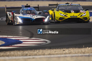 2024-03-02 - 15 VANTHOOR Dries (bel), MARCIELLO Raffaele (swi), WITTMANN Marco (ger), BMW M Team WRT, BMW Hybrid V8 #15, Hypercar, 60 SCHIAVONI Claudio (ita), CRESSONI Matteo (ita), PERERA Franck (fra), Iron Lynx, Lamborghini Huracan GT3 Evo2 #60, LM GT3, action during the Qatar Airways Qatar 1812 KM, 1st round of the 2024 FIA World Endurance Championship, from February 29 to March 02, 2024 on the Losail International Circuit in Lusail, Qatar - FIA WEC - QATAR AIRWAYS QATAR 1812 KM - ENDURANCE - MOTORS