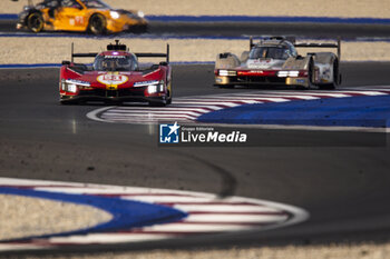 2024-03-02 - 51 PIER GUIDI Alessandro (ita), CALADO James (gbr), GIOVINAZZI Antonio (ita), Ferrari AF Corse, Ferrari 499P #51, Hypercar, action during the Qatar Airways Qatar 1812 KM, 1st round of the 2024 FIA World Endurance Championship, from February 29 to March 02, 2024 on the Losail International Circuit in Lusail, Qatar - FIA WEC - QATAR AIRWAYS QATAR 1812 KM - ENDURANCE - MOTORS