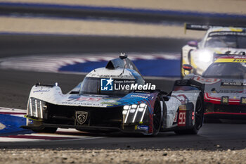 2024-03-02 - 93 JENSEN Mikkel (dnk), MULLER Nico (swi), VERGNE Jean-Eric (fra), Peugeot TotalEnergies, Peugeot 9x8 #93, Hypercar, action during the Qatar Airways Qatar 1812 KM, 1st round of the 2024 FIA World Endurance Championship, from February 29 to March 02, 2024 on the Losail International Circuit in Lusail, Qatar - FIA WEC - QATAR AIRWAYS QATAR 1812 KM - ENDURANCE - MOTORS