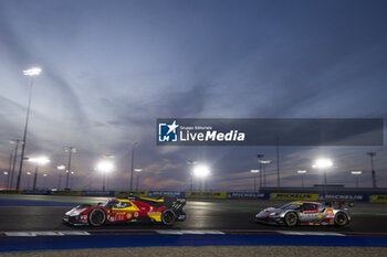 2024-03-02 - 51 PIER GUIDI Alessandro (ita), CALADO James (gbr), GIOVINAZZI Antonio (ita), Ferrari AF Corse, Ferrari 499P #51, Hypercar, action during the Qatar Airways Qatar 1812 KM, 1st round of the 2024 FIA World Endurance Championship, from February 29 to March 02, 2024 on the Losail International Circuit in Lusail, Qatar - FIA WEC - QATAR AIRWAYS QATAR 1812 KM - ENDURANCE - MOTORS