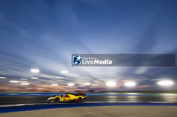 2024-03-02 - 83 KUBICA Robert (pol), SHWARTZMAN Robert (isr), YE Yifei (chn), AF Corse, Ferrari 499P #83, Hypercar, action during the Qatar Airways Qatar 1812 KM, 1st round of the 2024 FIA World Endurance Championship, from February 29 to March 02, 2024 on the Losail International Circuit in Lusail, Qatar - FIA WEC - QATAR AIRWAYS QATAR 1812 KM - ENDURANCE - MOTORS