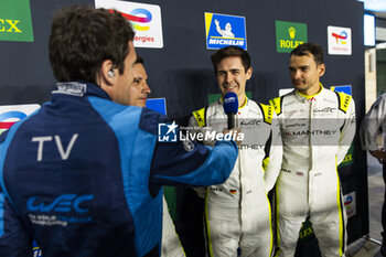 2024-03-02 - 92 MALYKHIN Aliaksandr (kna), STURM Joel (ger), BACHLER Klaus (aut), Manthey Purerxcing, Porsche 911 GT3 R #91, LM GT3, portrait, Interview during the Qatar Airways Qatar 1812 KM, 1st round of the 2024 FIA World Endurance Championship, from February 29 to March 02, 2024 on the Losail International Circuit in Lusail, Qatar - FIA WEC - QATAR AIRWAYS QATAR 1812 KM - ENDURANCE - MOTORS