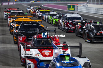 2024-03-02 - 05 CAMPBELL Matt (aus), CHRISTENSEN Michael (dnk), MAKOWIECKI Frédéric (fra), Porsche Penske Motorsport, Porsche 963 #05, Hypercar, ambiance parc fermé during the Qatar Airways Qatar 1812 KM, 1st round of the 2024 FIA World Endurance Championship, from February 29 to March 02, 2024 on the Losail International Circuit in Lusail, Qatar - FIA WEC - QATAR AIRWAYS QATAR 1812 KM - ENDURANCE - MOTORS