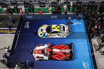 2024-03-02 - parc ferme during the Qatar Airways Qatar 1812 KM, 1st round of the 2024 FIA World Endurance Championship, from February 29 to March 02, 2024 on the Losail International Circuit in Lusail, Qatar - FIA WEC - QATAR AIRWAYS QATAR 1812 KM - ENDURANCE - MOTORS