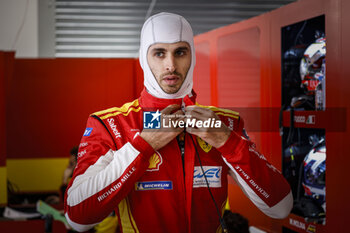 2024-03-02 - GIOVINAZZI Antonio (ita), Ferrari AF Corse, Ferrari 499P, portrait during the Qatar Airways Qatar 1812 KM, 1st round of the 2024 FIA World Endurance Championship, from February 29 to March 02, 2024 on the Losail International Circuit in Lusail, Qatar - FIA WEC - QATAR AIRWAYS QATAR 1812 KM - ENDURANCE - MOTORS