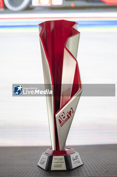 2024-03-02 - Trophée, trophy, podium, illustration during the Qatar Airways Qatar 1812 KM, 1st round of the 2024 FIA World Endurance Championship, from February 29 to March 02, 2024 on the Losail International Circuit in Lusail, Qatar - FIA WEC - QATAR AIRWAYS QATAR 1812 KM - ENDURANCE - MOTORS