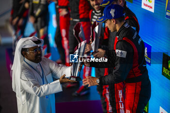 2024-03-02 - CAMPBELL Matt (aus), Porsche Penske Motorsport, Porsche 963, podium, portrait during the Qatar Airways Qatar 1812 KM, 1st round of the 2024 FIA World Endurance Championship, from February 29 to March 02, 2024 on the Losail International Circuit in Lusail, Qatar - FIA WEC - QATAR AIRWAYS QATAR 1812 KM - ENDURANCE - MOTORS